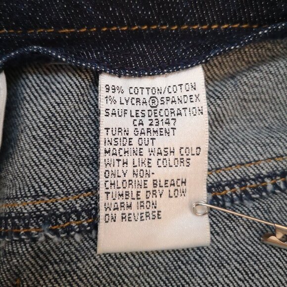 Talbots Stretch Ladies Size 8 Straight Leg Dark Wash Jeans - Picture 10 of 15